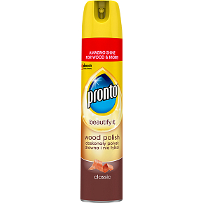 Pronto Wood Classic, Staubspray, schützt Holz, Politur, 250 ml Pronto Wood Classic, Staubspray, schützt Holz, Politur, 250 ml