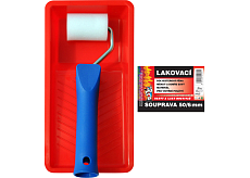 BARVY A LAKY HOSTIVAŘ Moltopren Farbroller mit Halter und Wanne, 50 mm