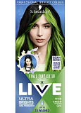 Schwarzkopf Live Ultra Brights semi-permanente Haarfarbe 024 Strahlendes Grün 50ml
