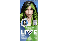 Schwarzkopf Live Ultra Brights semi-permanente Haarfarbe 024 Strahlendes Grün 50ml