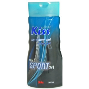 Mika Kiss Silver Sport 2 in 1 Duschgel und Haarshampoo für Männer 300 ml