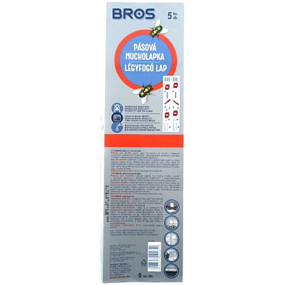 Bros Crawler Flytrap - Flachkleber zum Abtöten von Insekten 5 Stück