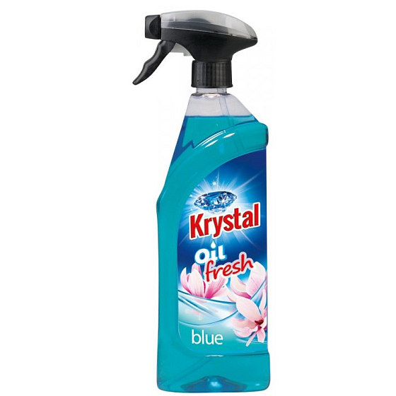 Krystal Öl-Erfrischer zum Parfümieren von Toiletten, Badezimmern und öffentlichen Räumen Sprühgerät mit originalem Parfümblau 750 ml