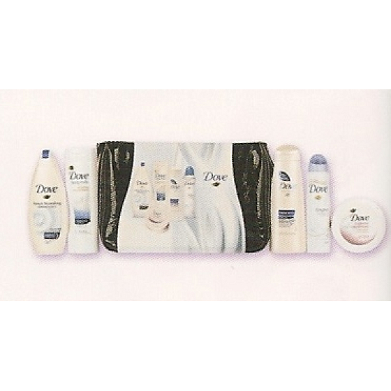 Dove Original Körperlotion + Duschgel + Deodorant Spray + Shampoo + Körpercreme, Kosmetikset