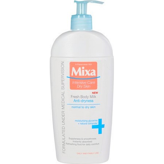 Mixa Fresh Anti-Dryness Erfrischende Körperlotion gegen Austrocknung 400 ml