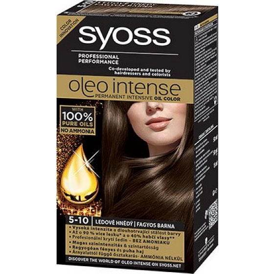 Syoss Oleo Intense Color Ammoniakfrei Haarfarbe 5-10 Eisbraun