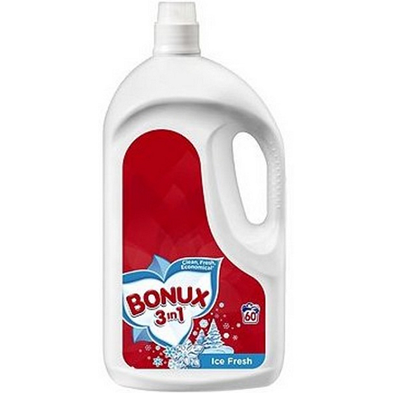 Bonux Ice Fresh 3 in 1 flüssiges Waschgel 60 Dosen 3,9 l