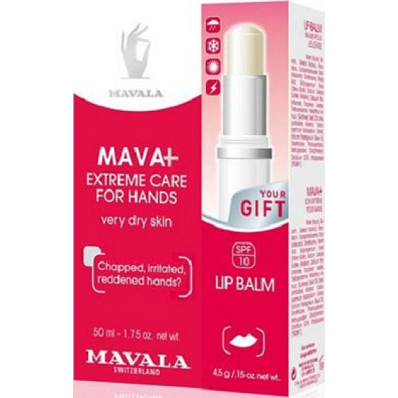 Mavala Duo Mava + Extreme Pflege der Hände Handcreme 50 ml + Lippenbalsam Lippenbalsam 4,5 g