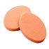 Gesichtssystem Schwamm Make-up Oval 60 x 75 Orange 1 Stück