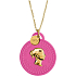 Hoppla! Objekte Trésor Halskette Halskette OPSKCL-04 pink