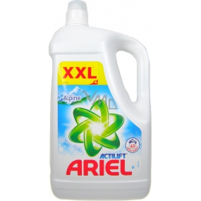 Ariel Actilift Alpine Flüssigwaschgel für weiße Wäsche 63 Dosen 4,41 l