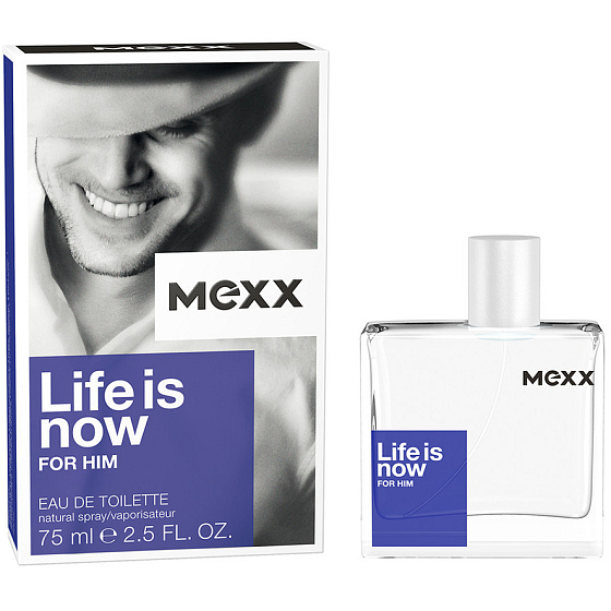 Mexx Leben ist jetzt für ihn Eau de Toilette 75 ml