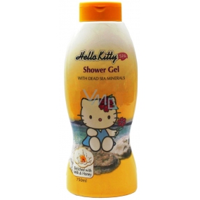 Hello Kitty Milch & Honig Duschgel aus dem Toten Meer mit Mineralien für Kinder 750 ml