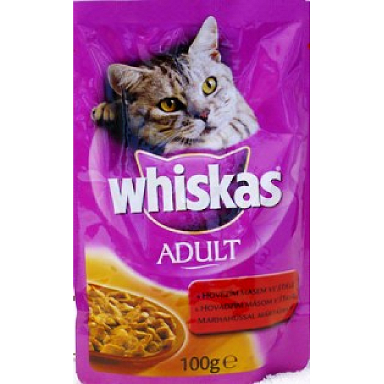Whiskey Adult mit Rindfleisch in Saft 100 g
