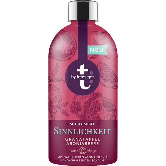 T: BY Tetesept Sensuality Granatapfel + Aronia Badeschaum 420 ml