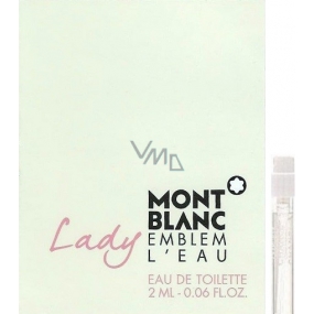 Montblanc Lady Emblem L Eau Eau de Toilette für Frauen 2 ml mit Spray, Fläschchen