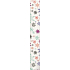 Ditipo Geschenkpapier 70 x 200 cm Weihnachten weiß Farbige Schneeflocken