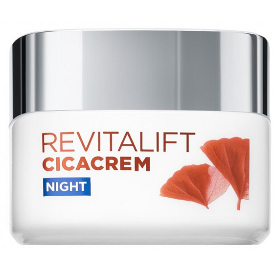Loreal Paris Revitalift Cica Creme Nachtcreme gegen Alterung, Faltenreduzierung und Hautstraffung 50 ml