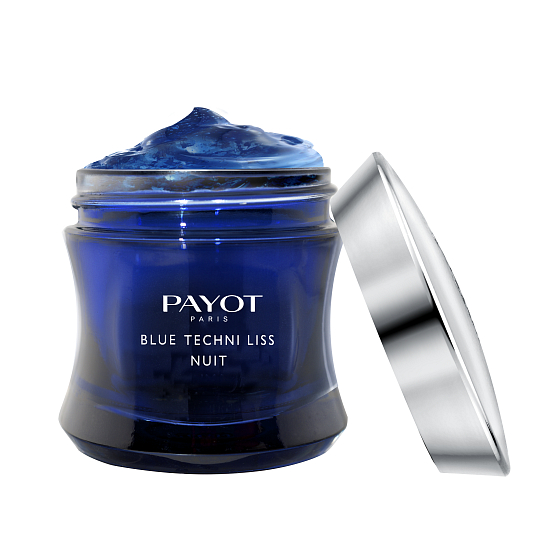Payot Blue Techni Liss Nuit Nachtkorrektur- und Glättungsölgel, das bei Dunkelheit 50 ml aktiviert wird