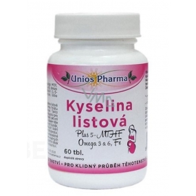 Uniospharma Folsäure zur Zellbildung, essentiell für Schwangere 60 Tabletten