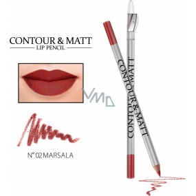 Revers Contour & Matt Lip Pencil 02 Marsala 2 g