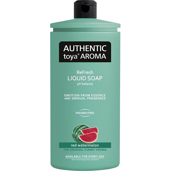 Authentic Toya Aroma Red Watermelon Flüssigseife Nachfüllpackung 600 ml