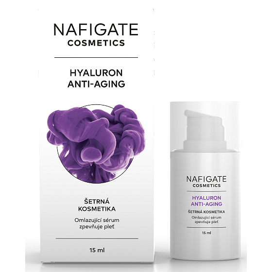 Nafigate Cosmetics Hyaluron Anti-Aging verjüngendes Serum festigt müde Haut 40+ 15 ml