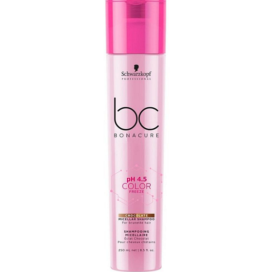 Schwarzkopf Professional BC Bonacure pH 4.5 Color Freeze Mizellenshampoo für braune Haartöne 250 ml