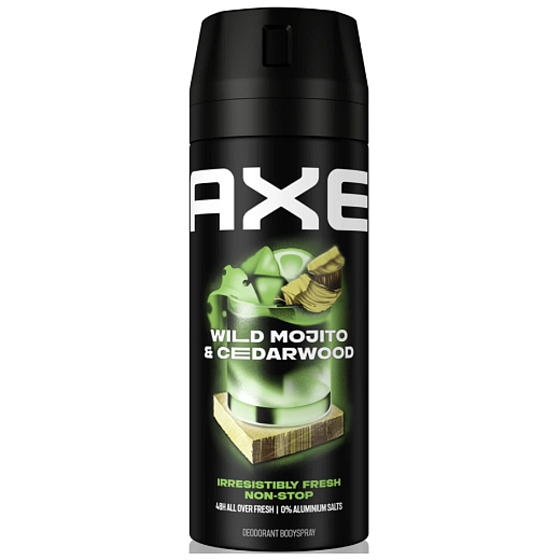 Axe Wild Green Mojito & Cedarwood Deodorant Spray für Männer 150 ml