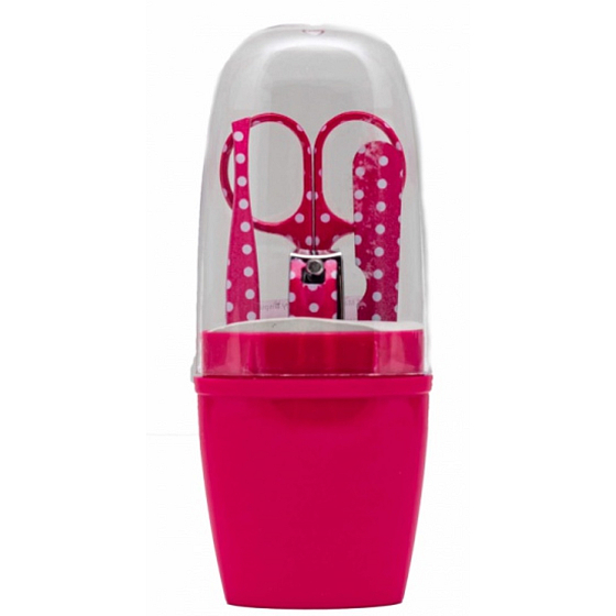 Zazie Spotty Maniküre Set rosa 4 Stück