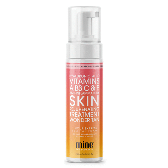 MineTan Wonder Tan Self Foam Selbstbräunungsschaum für eine natürliche Bräune 200 ml