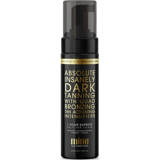 MineTan Absolute Self Tan Foam Dunkler Selbstbräunungsschaum für eine extra dunkle Bräune 200 ml