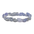 Tansanit Armband elastisch Naturstein aus Steinen 7 - 9 mm / 16 - 17 cm