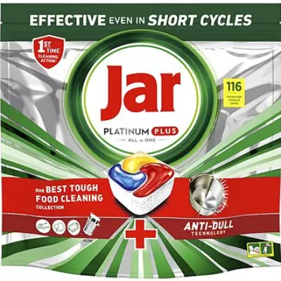 Jar Platinum Plus Spülmaschinenkapseln 116 Stück