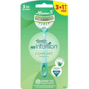 Wilkinson Xtreme 3 My Intuition Comfort Sensitive Rasierapparat für Frauen 4 Stück