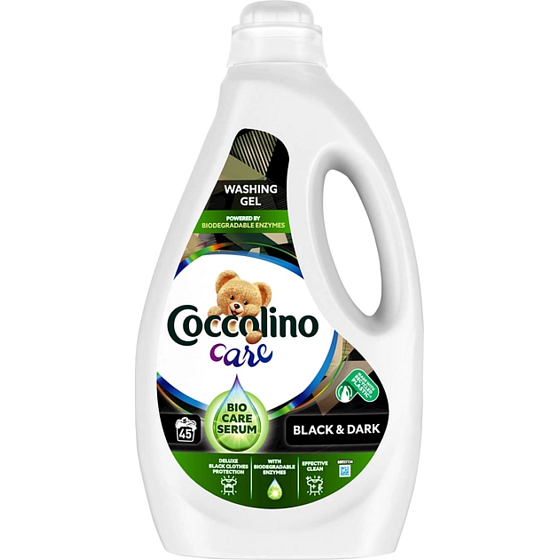 Coccolino Black & Dark Care Waschgel für schwarze und dunkle Kleidung 45 Dosen 1,8 l