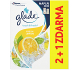 Glade One Touch Fresh Lemon - Frische Zitrone Mini-Spray Lufterfrischer Nachfüllung 3 x 10 ml