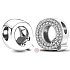 Sterling Silber 925 Alphabet Buchstabe Q, Perle für Armband
