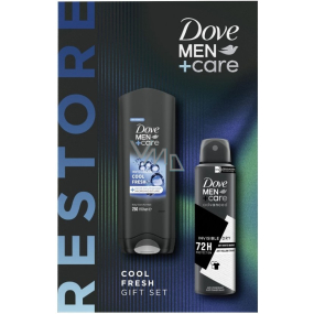 Dove Men Cool Fresh Duschgel 250 ml + Invisible Dry Antitranspirant Spray 150 ml, Kosmetikset für Männer