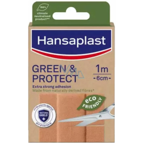 Hansaplast Green & Protect nachhaltiges Textilpflaster 1 m x 6 cm