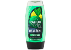 Radox Men 3in1 Erfrischung Menthol und Zitrusfrüchte Duschgel für Männer 225 ml