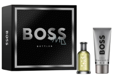 Hugo Boss Boss Bottled Eau de Toilette 50 ml + Duschgel 100 ml, Geschenkset für Männer