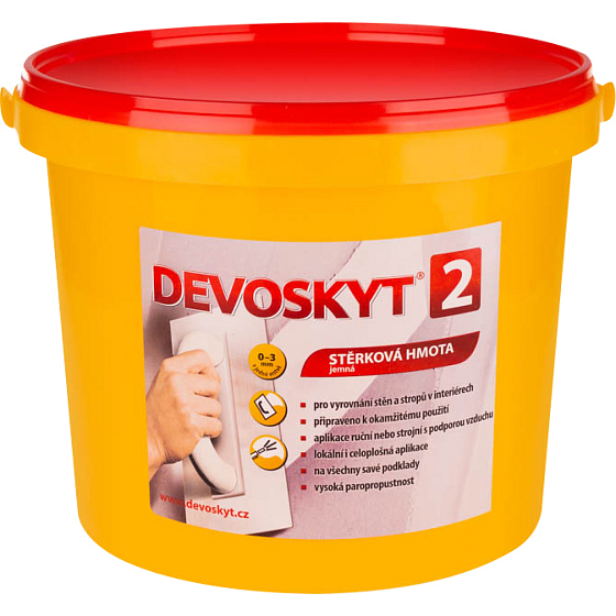 Devoskyt Grobheit 2, Spachtelmasse für Innenräume, 5 kg