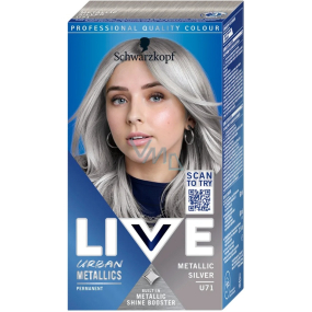 Schwarzkopf Live Urban Metallics Haarfarbe U71 Metallic Silver