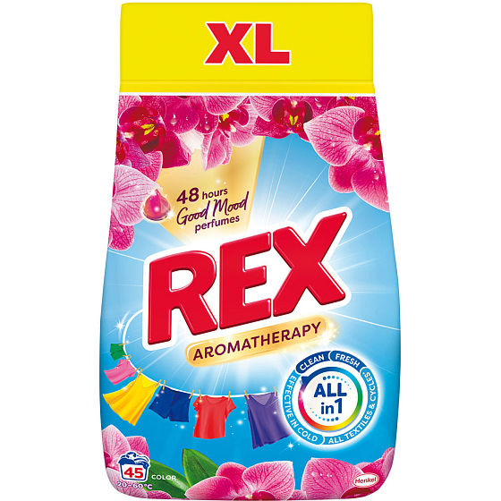 REX Waschmittel Aromatherapie Orchidee Color 45 Waschgänge