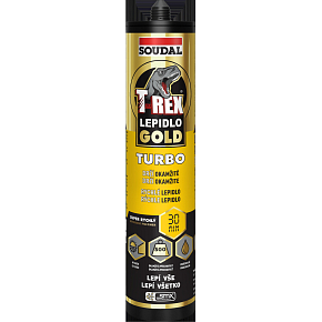 Soudal T-Rex Gold Turbo schnelles Montagekleber, 290 ml