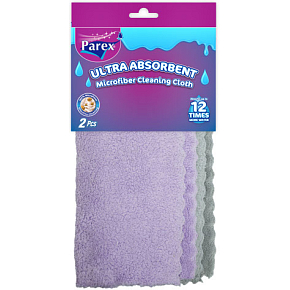 Parex ultra saugfähiges Mikrofaser-Tuch, 29 × 30 cm, 2 Stk.