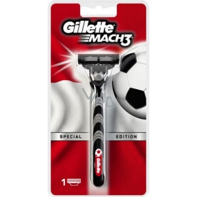 Gillette Mach3 Turbo Special Edition Rasierer + Ersatzkopf 1 Stück, für Herren