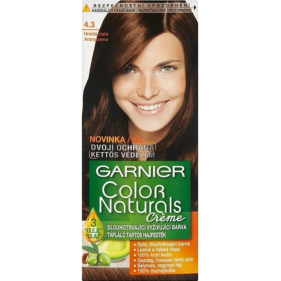 Garnier Color Naturals Haarfarbe 4,3 Braungold