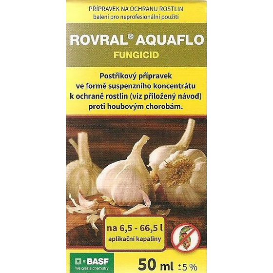 Agro Rovral Aquaflo Präparat gegen Pilzkrankheiten und Beizen von Knoblauch 50 ml